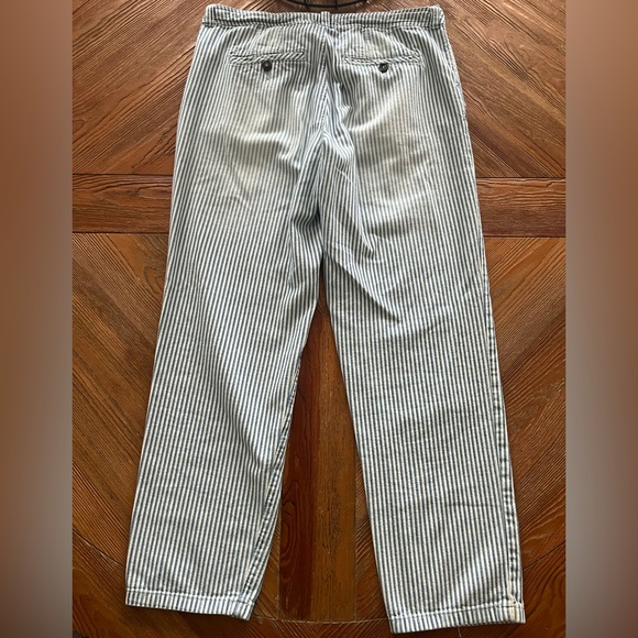 Free People We The Free Daydreamer Railroad Striped Pants - Size 28 - Picture 4 of 7